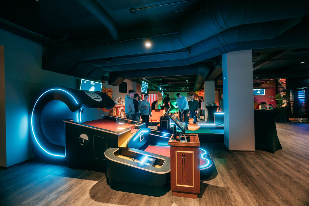 High-tech minigolf hos Alltid Opplett